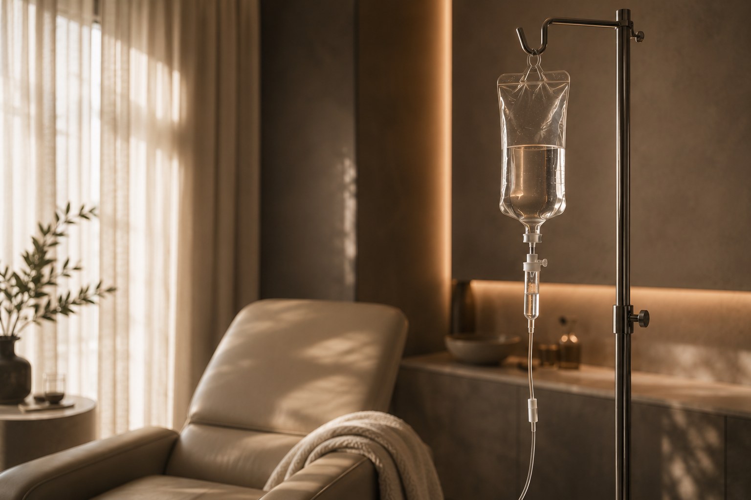 IV Infusions treatment in progress at SkinMedics Pyrmont